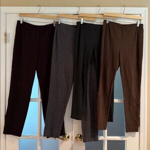 J. Jill 4 pairs of Ponte Leggings